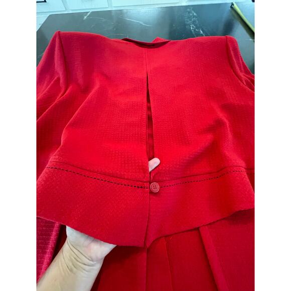 Lady Dorby red dress suit set 22W  90's Y2K  vintage Style - Picture 5 of 13